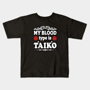 Funny Taiko Drummer Gift Kids T-Shirt